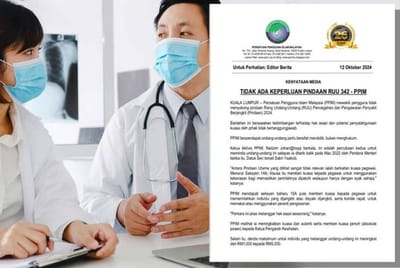 581) PPIM TOLAK PINDAAN RUU KAWALAN PENYAKIT BERJANGKIT - SINAR HARIAN - 12/10/2024