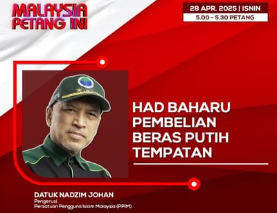 744) HAD BAHARU PEMBELIAN BERAS PUTIH TEMPATAN - BERNAMA TV - 28/04/2025
