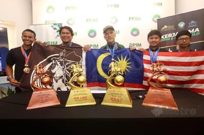 959) MALAYSIA RANGKUL 3 EMAS SUKAN MEMANAH BERKUDA DI CHINA - HARIAN METRO - 23/12/2025