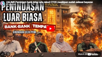 988) ZALIM!! PEMINJAM BANK TETAP ADA REKOD CTOS MESKIPUN SUDAH SELESAI BAYARAN - PERSPEKTIF 360 - 11/01/2026