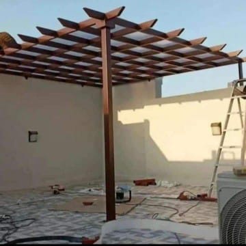 تركيب مظلات خشبيه وحديدية في جدة: