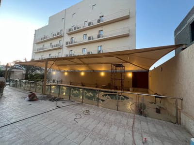 تركيب مظلات وسواتر في شمال جدة
