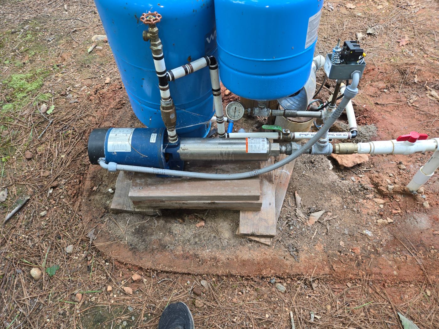 Well pump booster system wired by Stickler’s Electrical Service, electrician serving Sawmills, NC