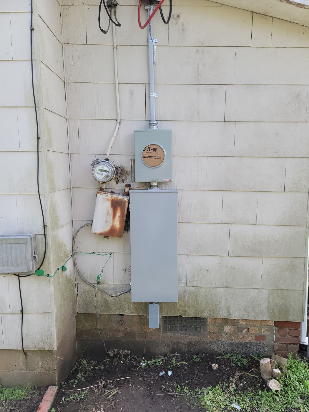 Meter and disconnect service upgrade by Stickler’s Electrical Service, electrician serving Drexel, NC