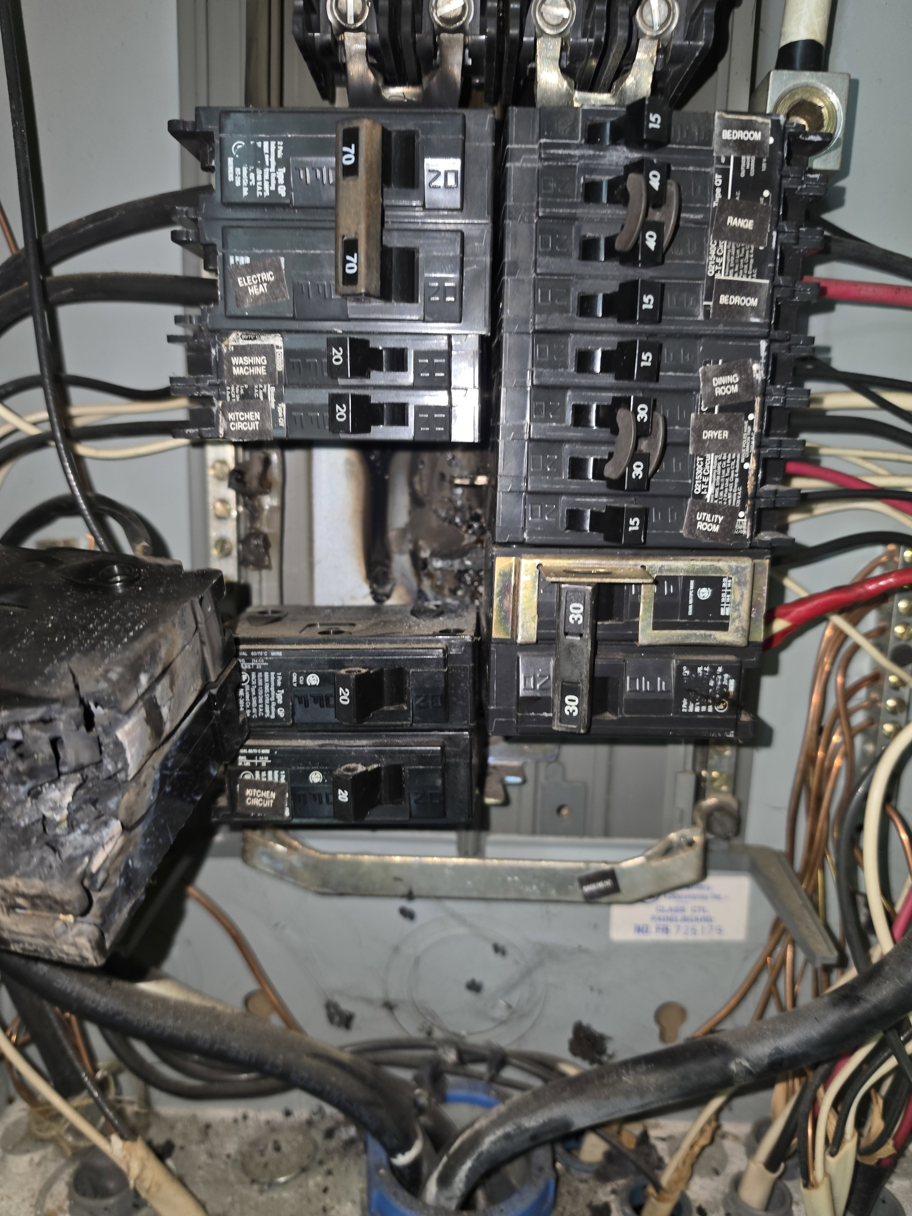 Burnt Breaker and Bad panel due to it
