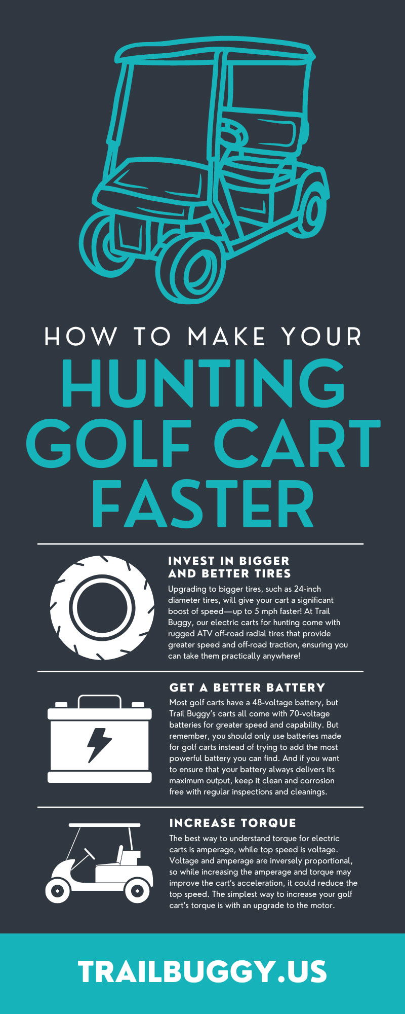 How To Make Your Hunting Golf Cart Faster