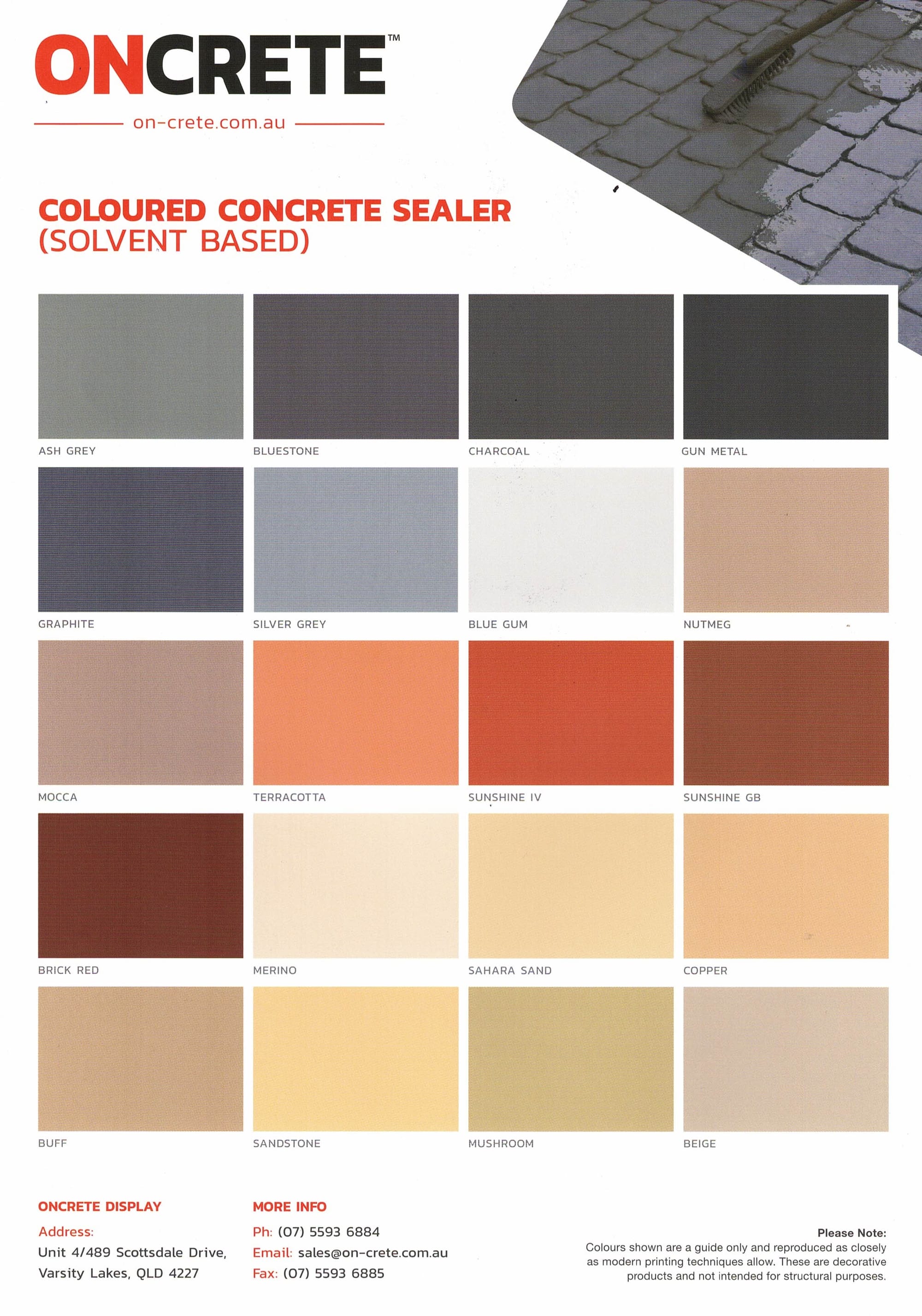 Kulacoat Colour Chart