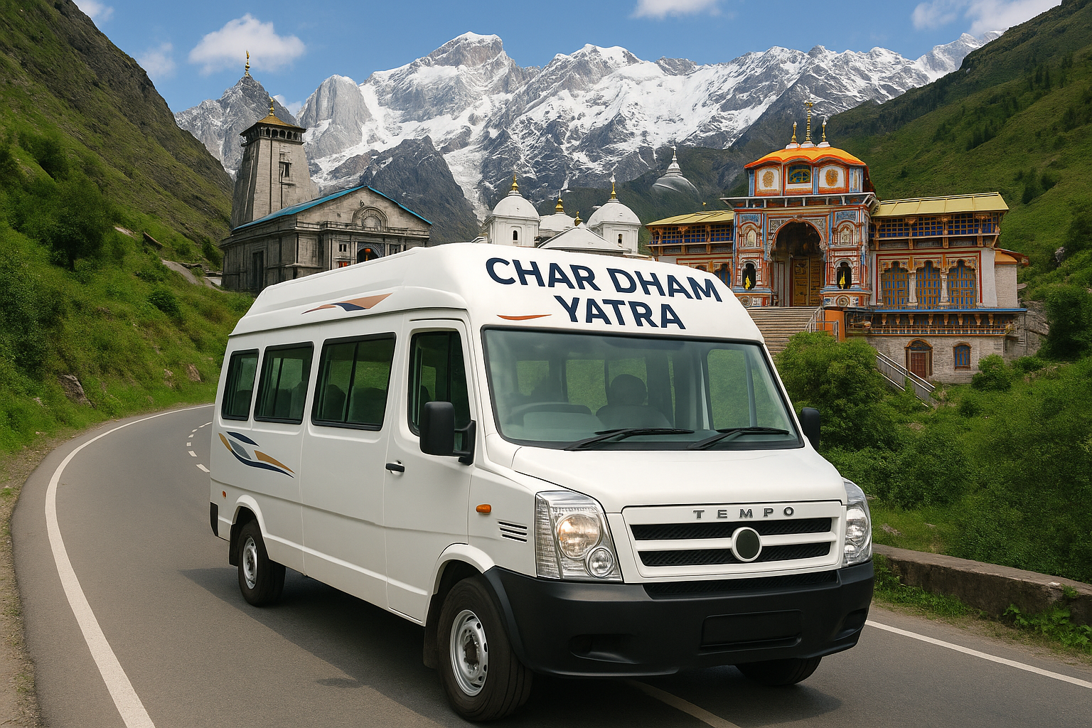Char Dham Yatra Made Easy with Tempo Traveller Rental