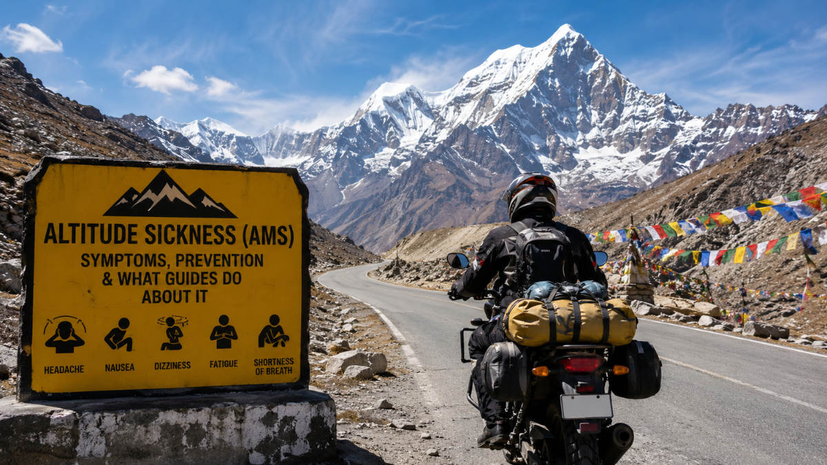 Altitude Sickness (AMS) on a Himalayan Bike Tour: Symptoms, Prevention & What Guides Do About It