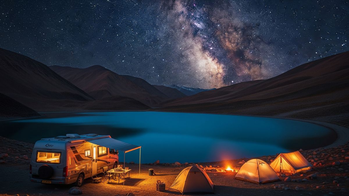 Camping in Chandratal