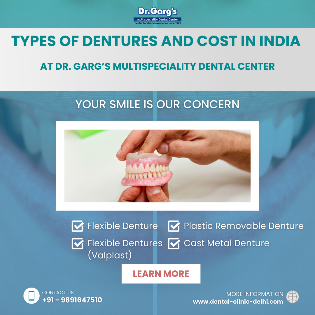 TypesOfDenturesAndCostInIndia