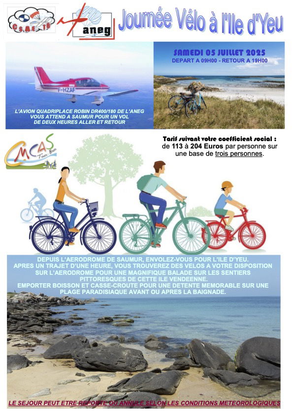 Journée Vélo à l'Ile d'Yeu - 5 Juillet 2025