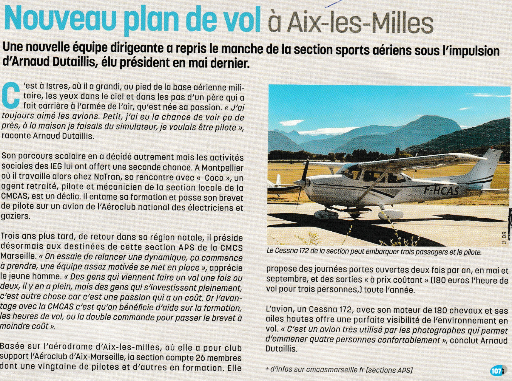 DU NOUVEAU A AIX LES MILLES