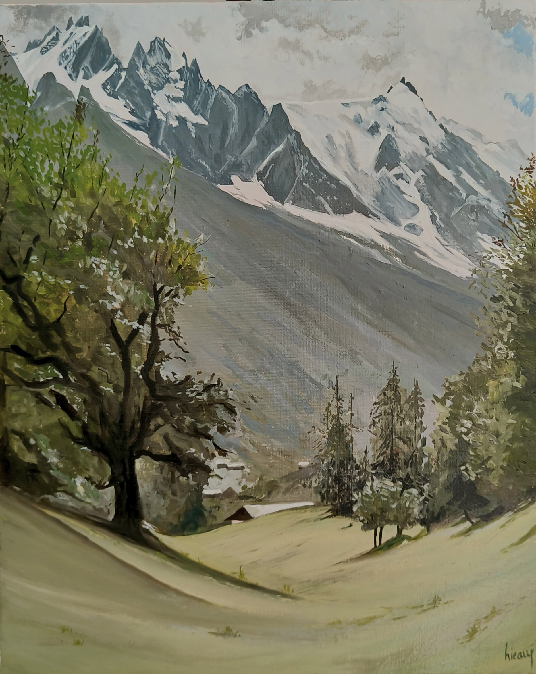 Retour de randonnée à Chamonix