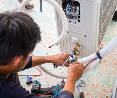 Air conditioner cleaning and Freon filling