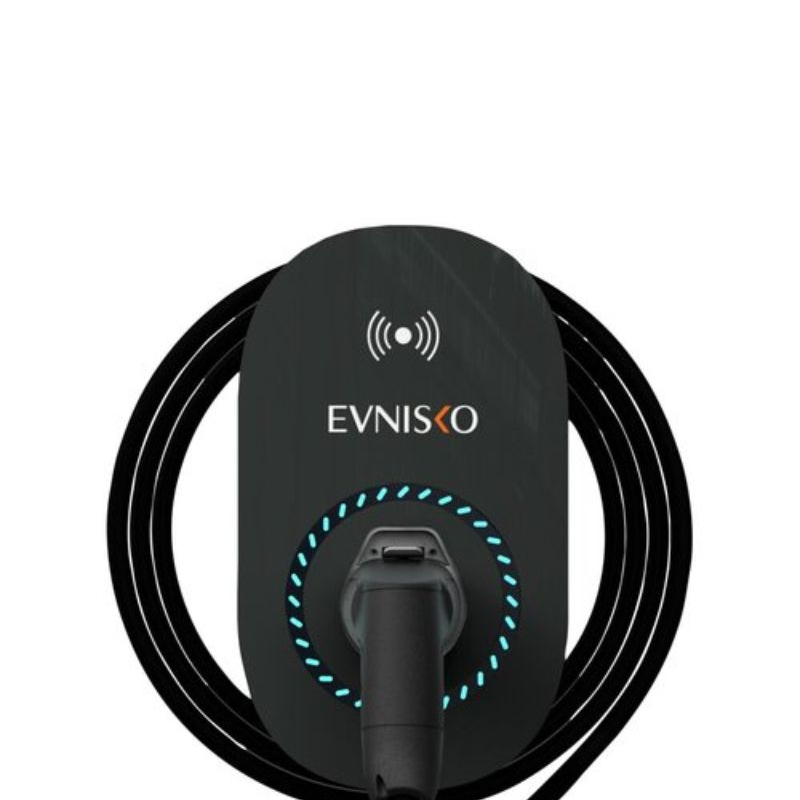 עמדת טעינה פרטית EVNISKO HOME4 22kW כולל כבל 7 מטר WIFI TPU