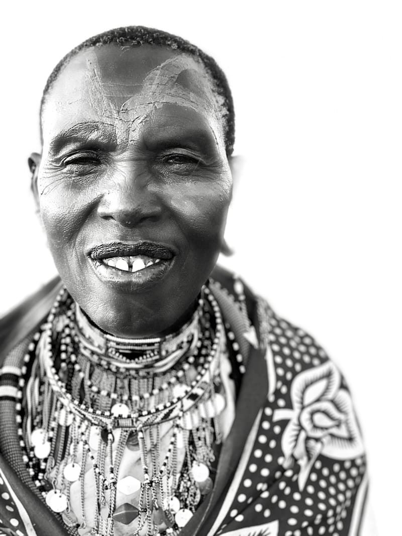 FACES OF MASAI, KENYA