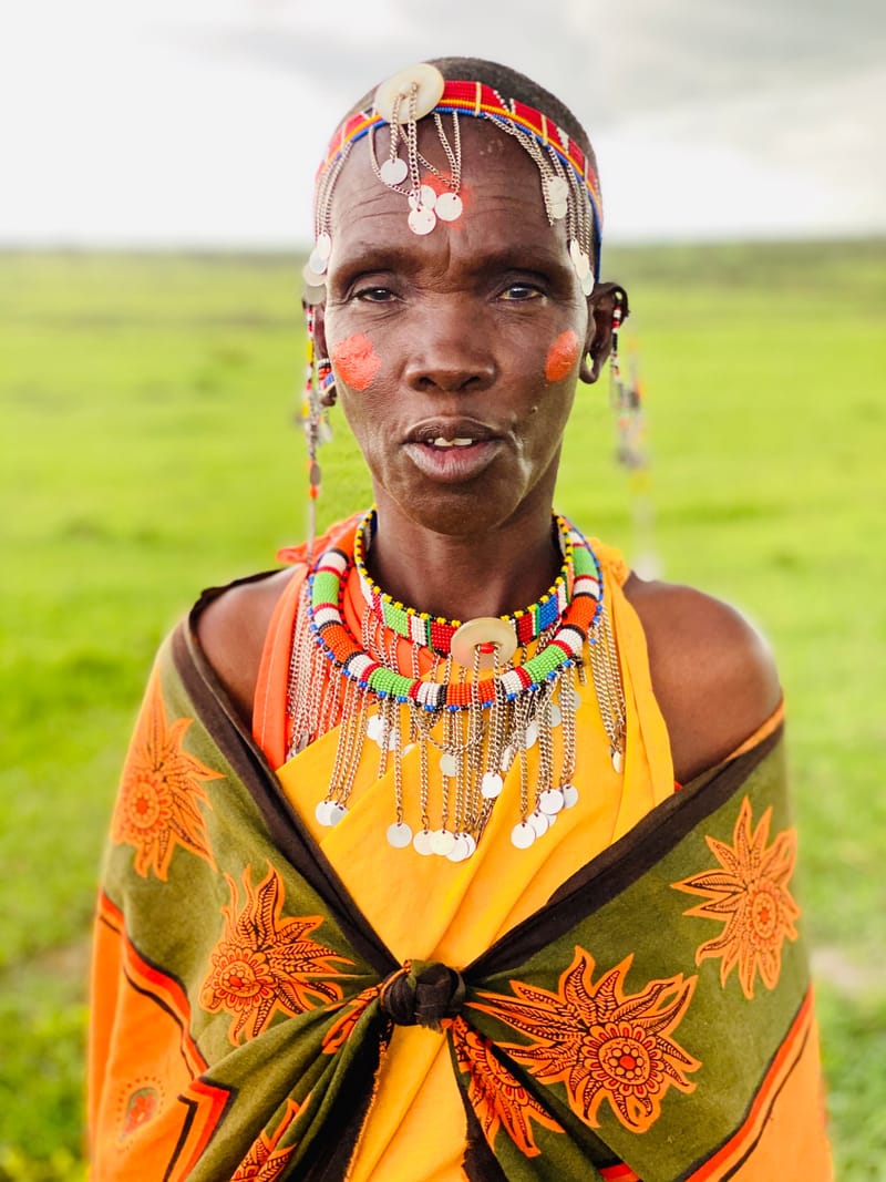 FACES OF MASAI, KENYA
