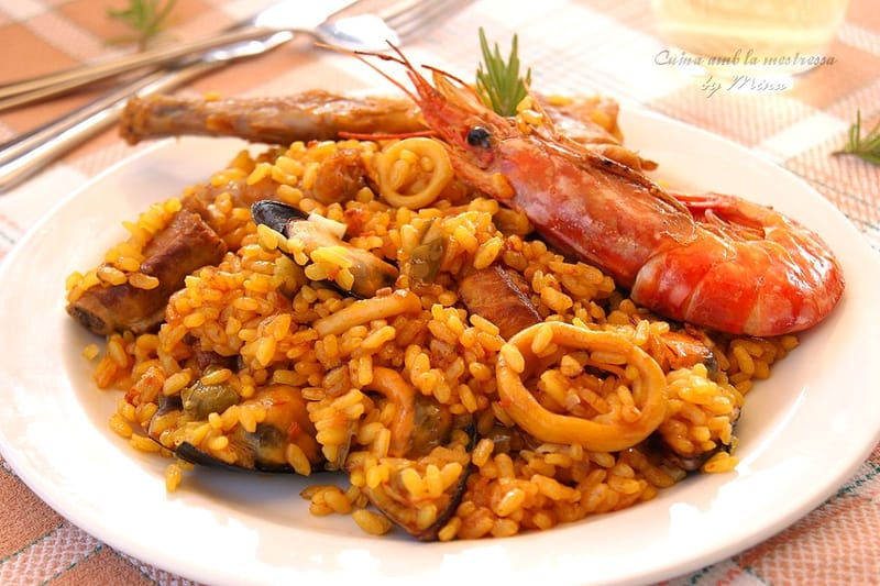 PAELLA MIXTA 4 RACIONES