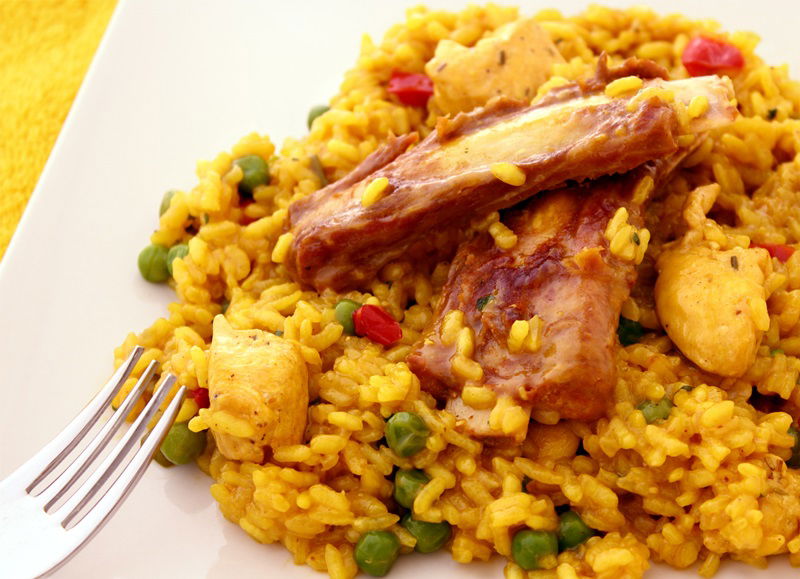 PAELLA DE CARNE 4 RACIONES