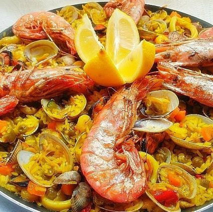 PAELLA DE MARISCO 4 RACIONES