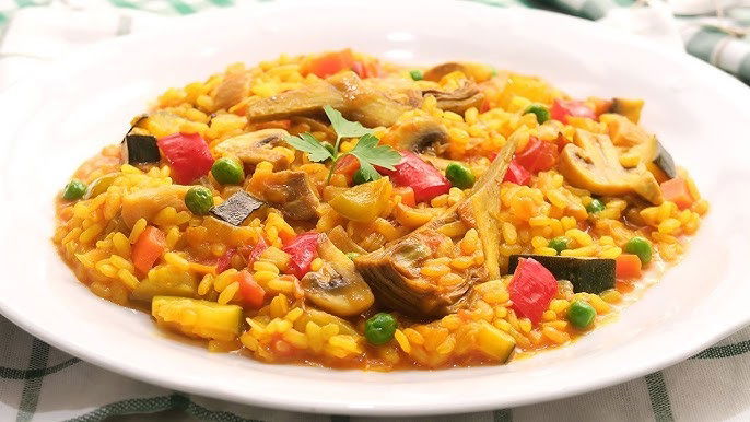 PAELLA DE VERDURAS 4 RACIONES
