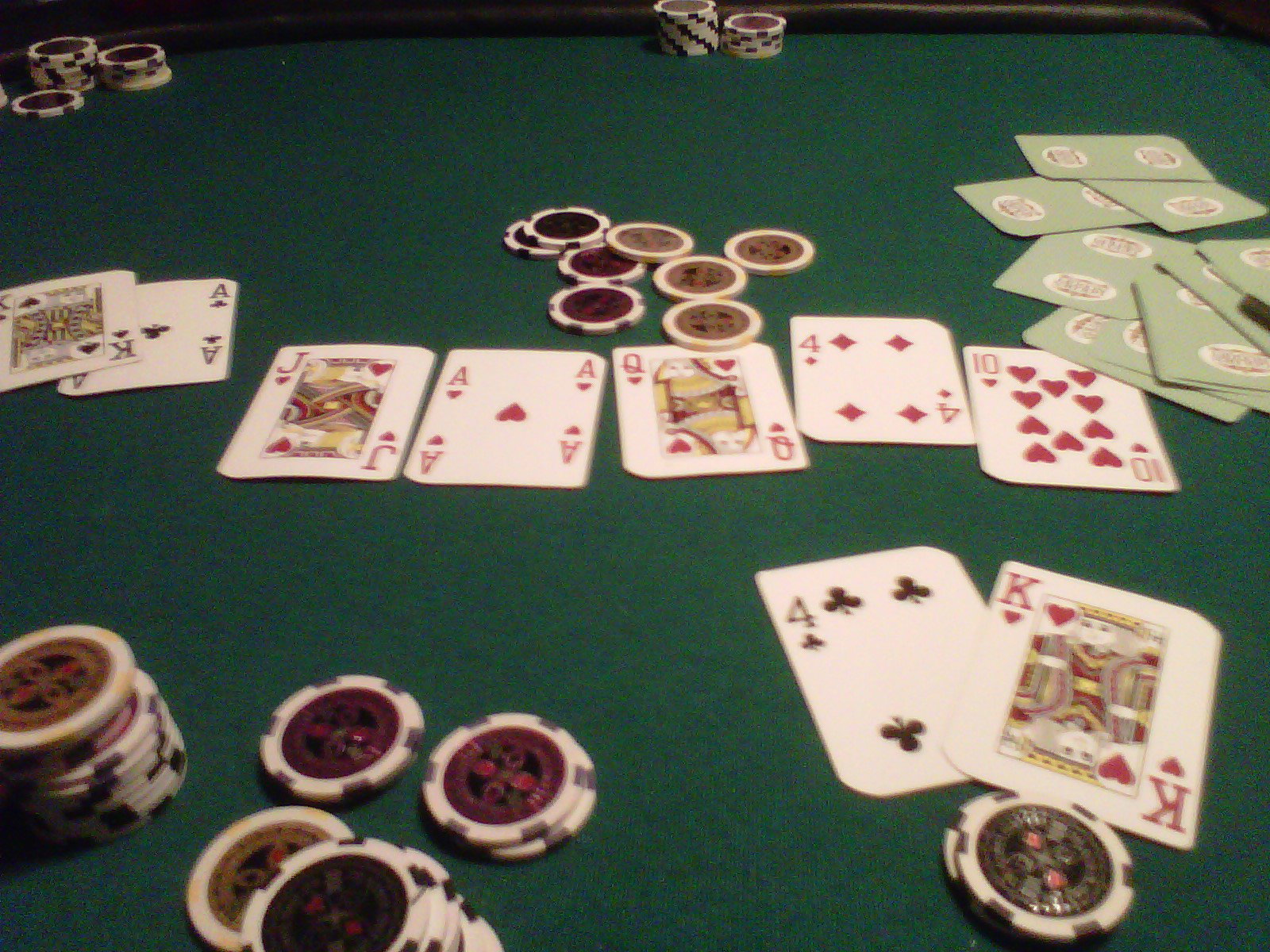 Chuck royal flush 7-15-11