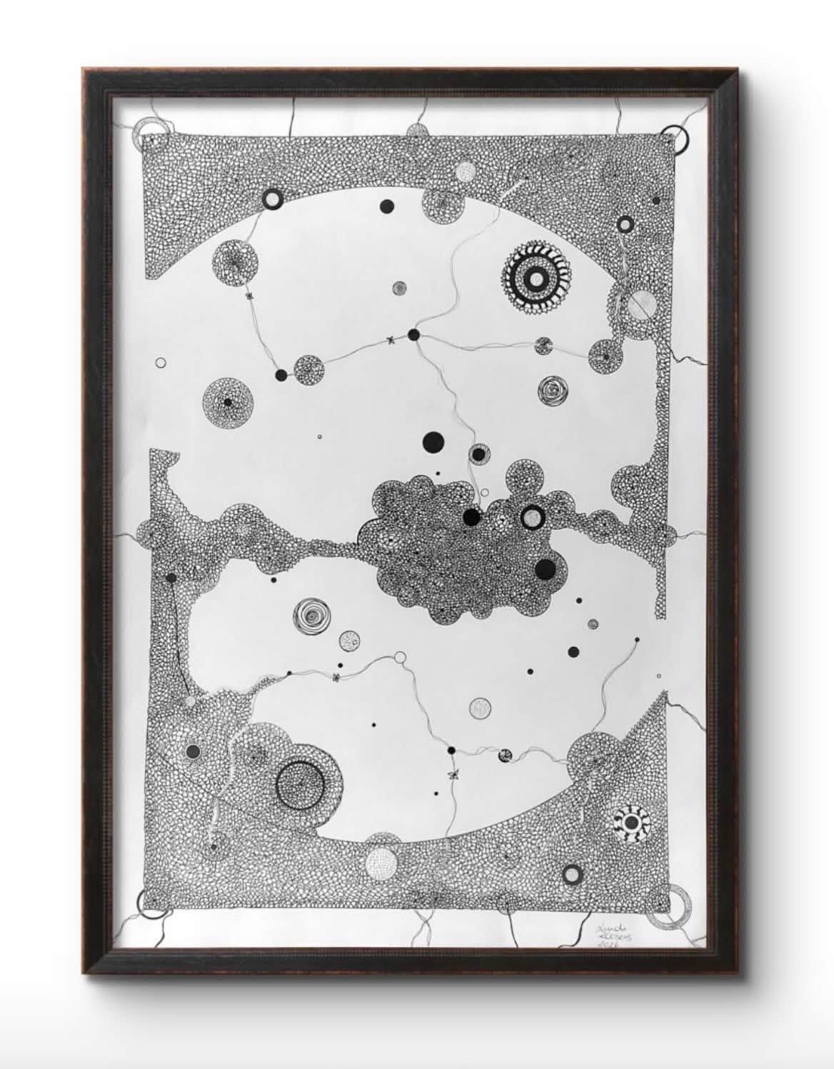 My Mind Is a Circle (53x43 with frame) € 375