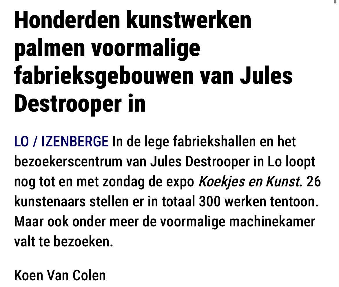 Koekjes en Kunst