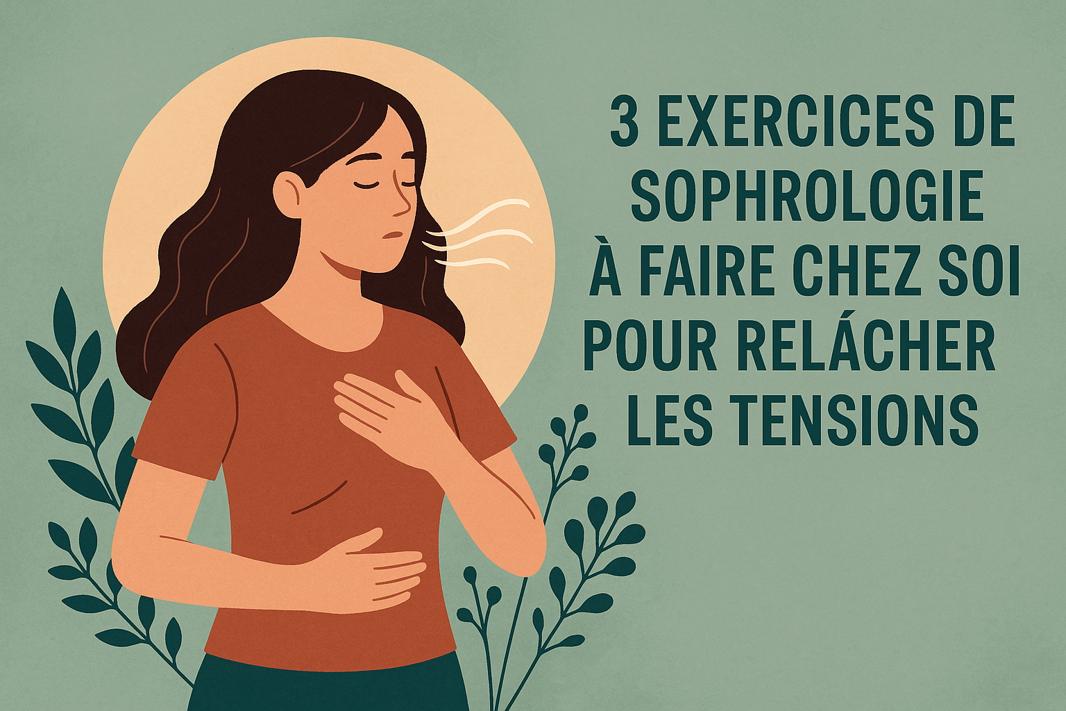 3 exercices de sophrologie à faire chez soi pour relâcher les tensions