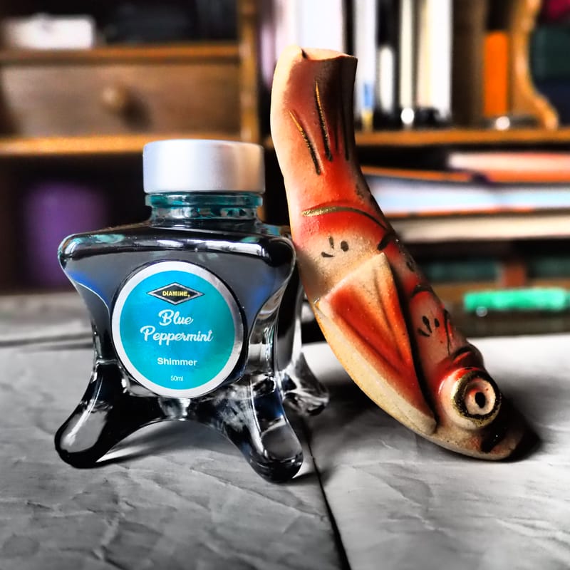 Diamine Blue Peppermint Inkvent Blue Edition