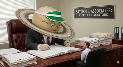 The Cosmic Performance Review: Surviving Your Saturn Return