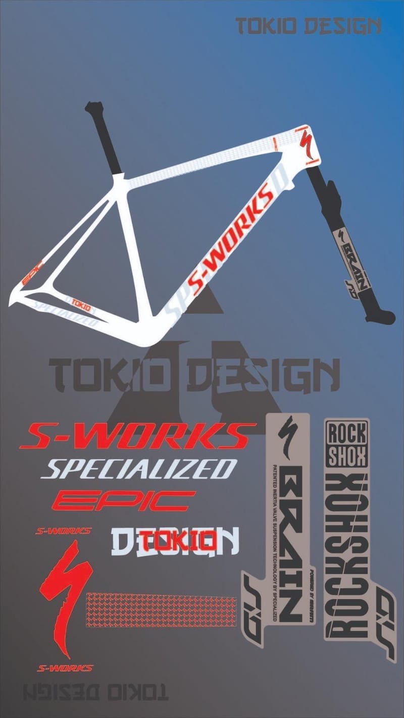 Epic Hardtail solid & pearl white