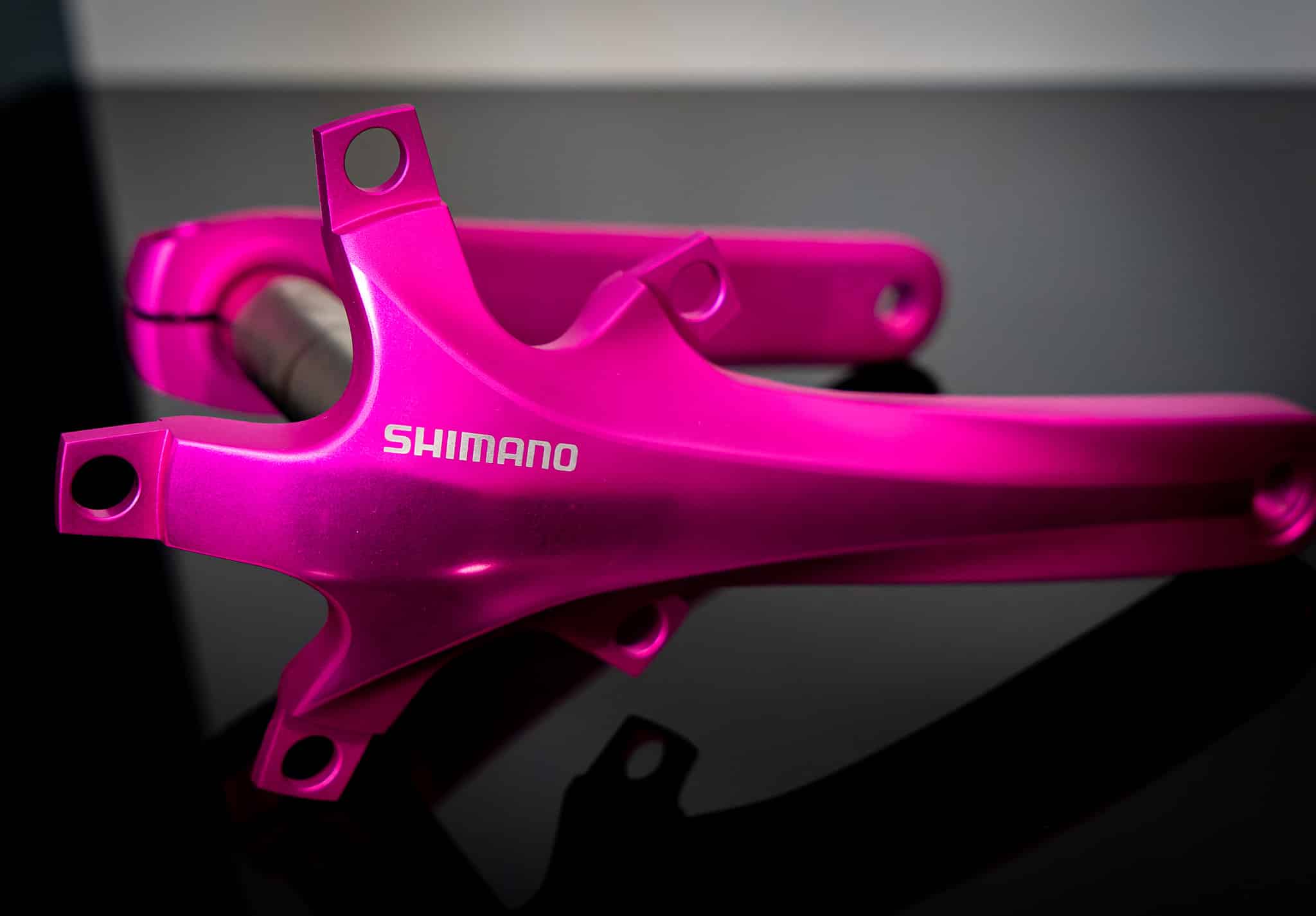 Palancas shimano anodizado rosa