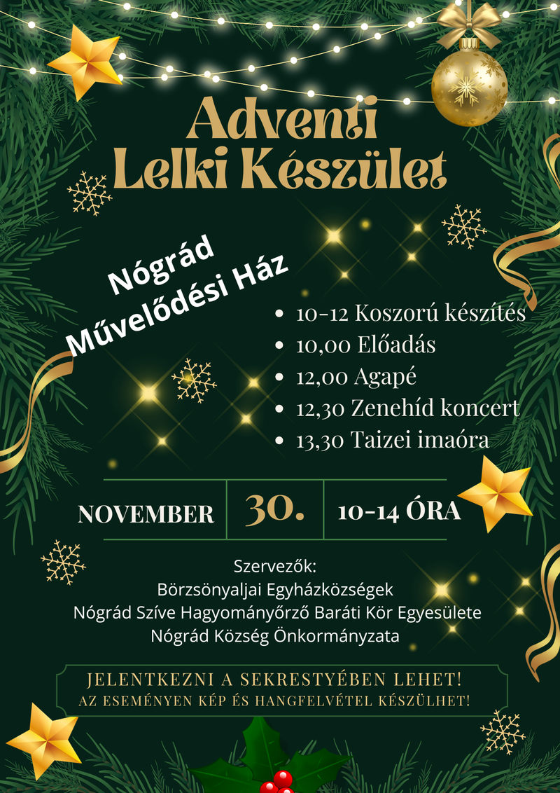 Adventi Lelki Készülődés