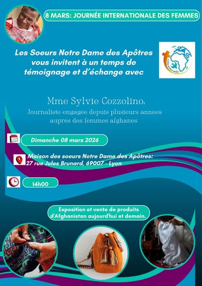 Lyon - Temps d'échange sur les femmes afghanes à l'occasion de la Journée internationale des femmes 2026