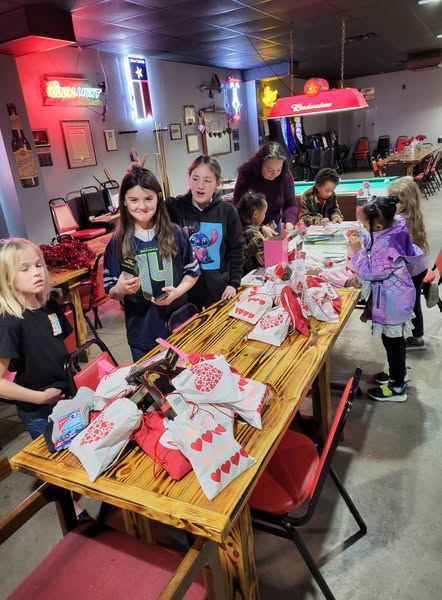 Valentine's Day Giving In Progress! Go Juniors!