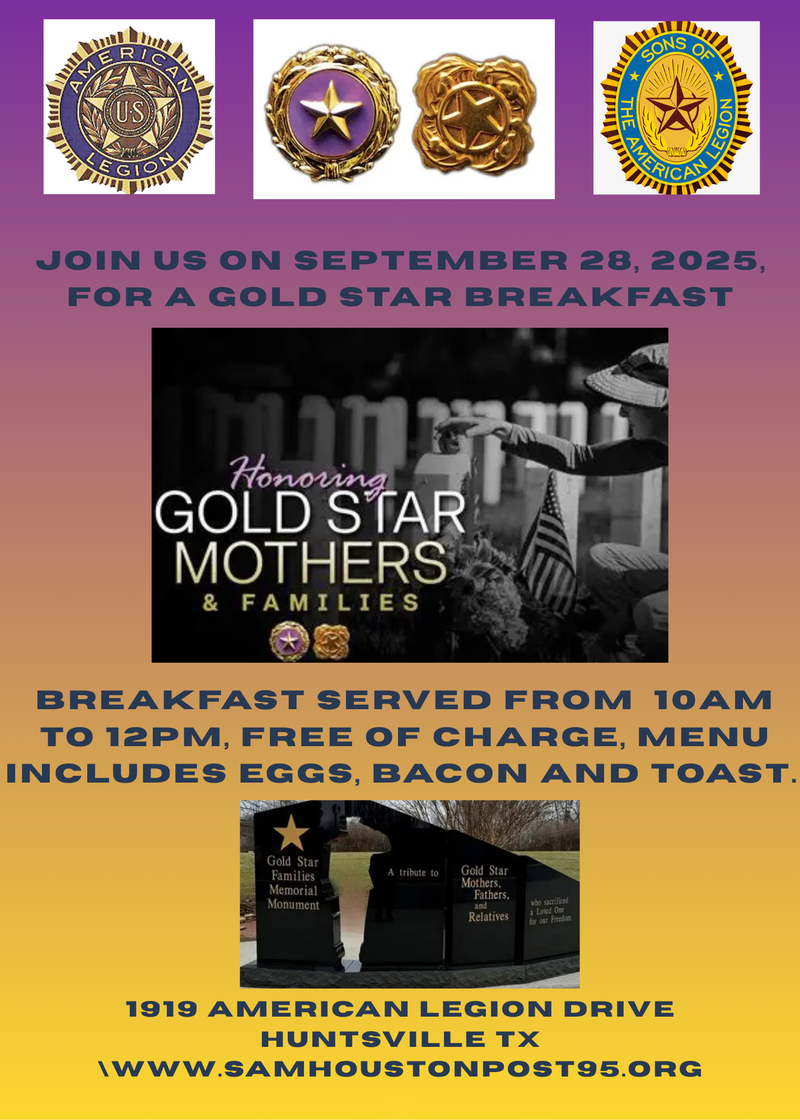Gold Star Mother's and Families Breakfast
