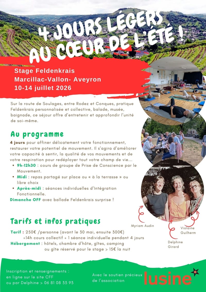 Quatre jours légers au coeur de l'été 2026