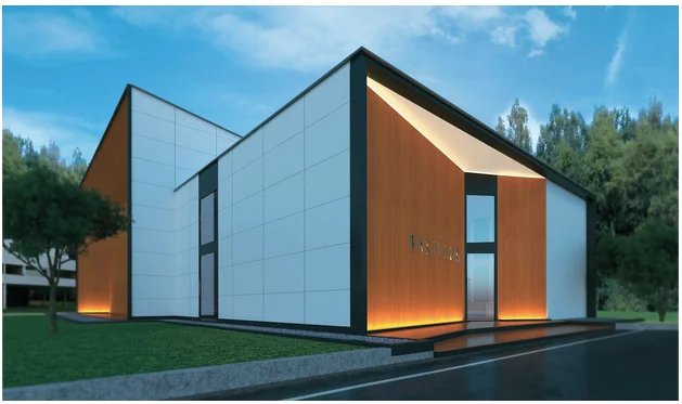 חיפוי HPL חיצוני למבני ציבור ולא רק: עמידות גבוהה בפני פגיעות.