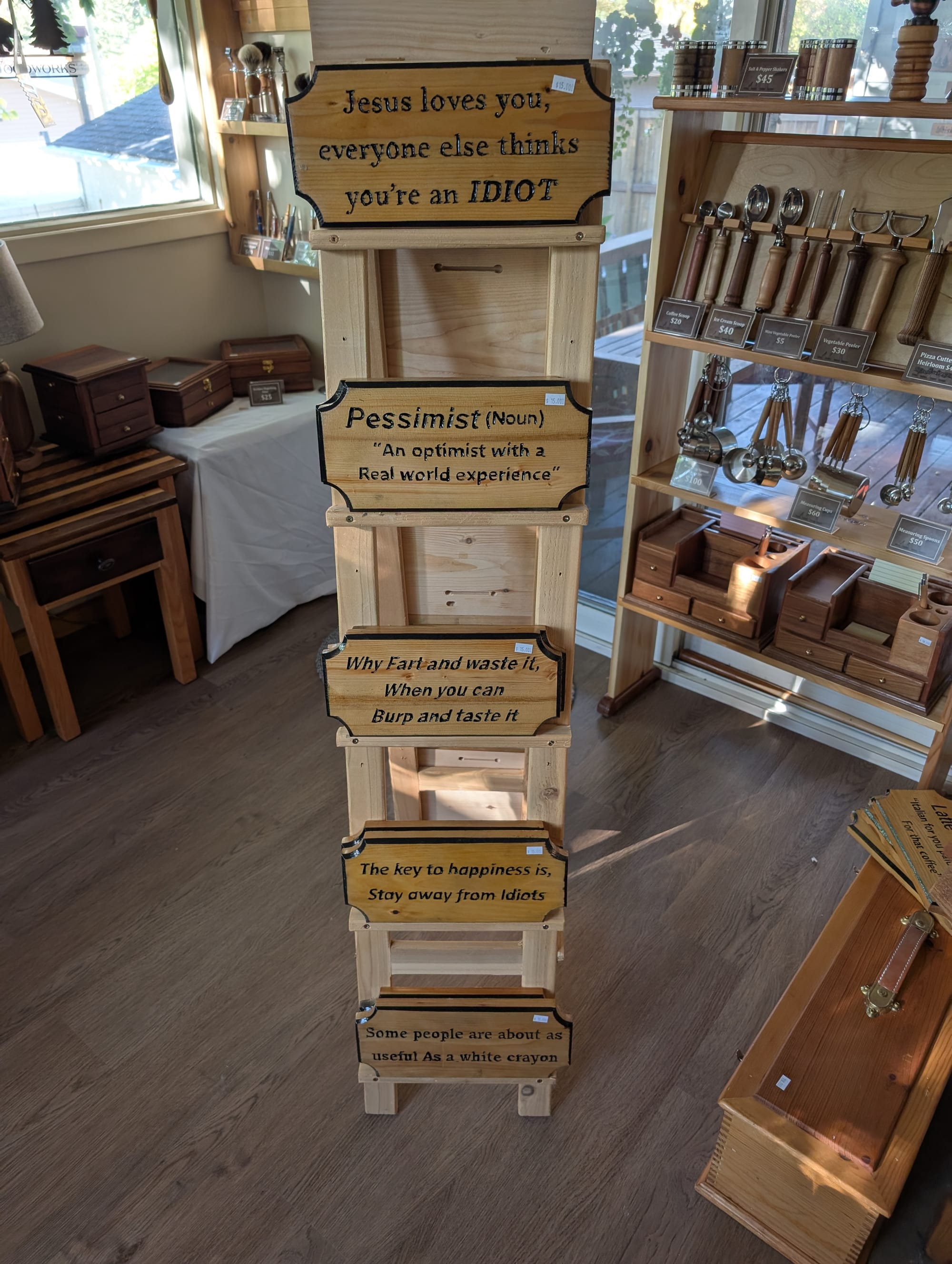 Hand made (with router) one of a kind signs
