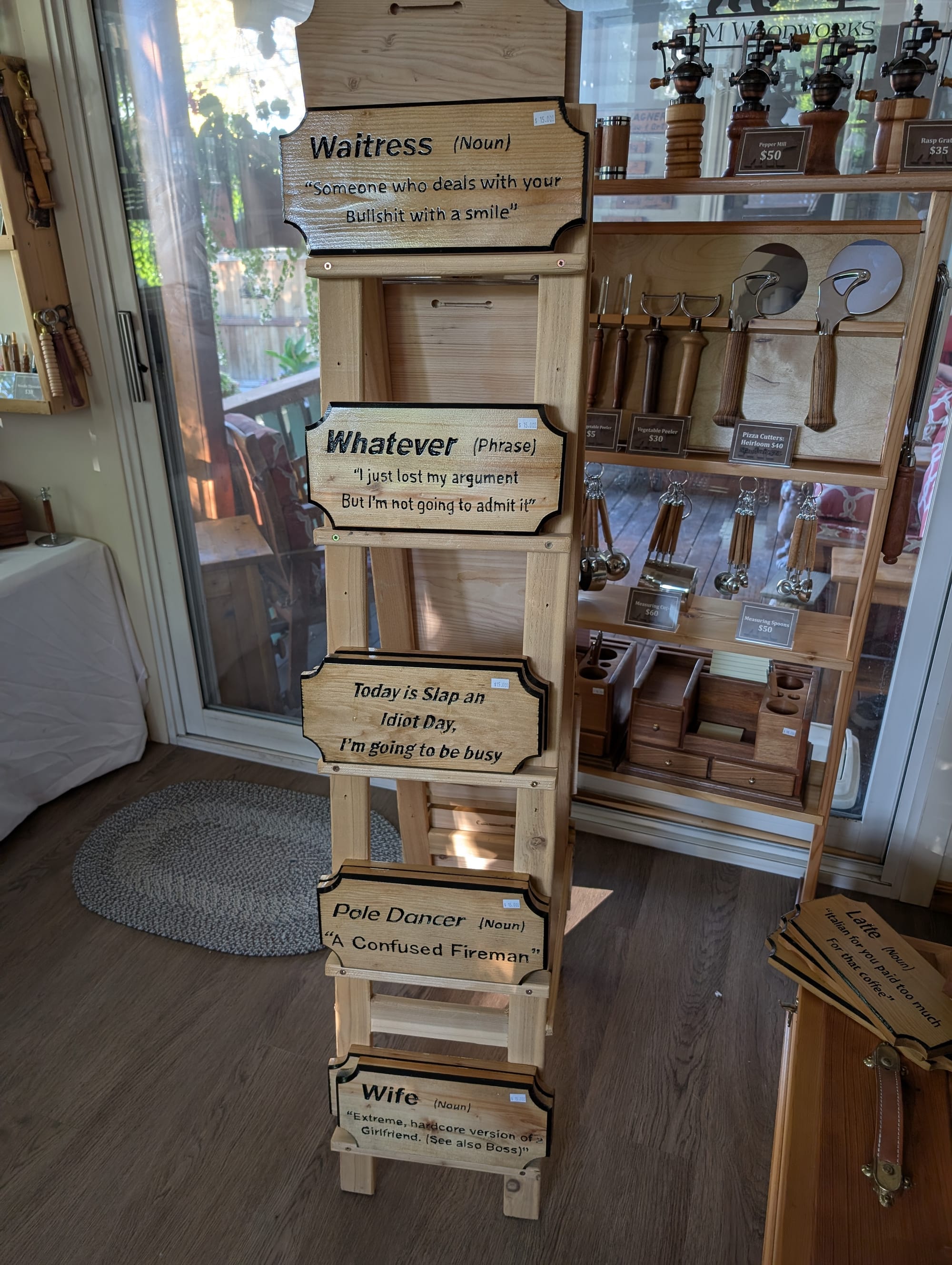 Hand made (with router) one of a kind signs
