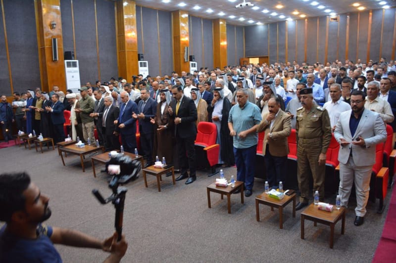 جانب من الحفل البهيج الذي اقامه تيار الحكمة الوطني في بابل بمناسبة يوم الغدير والمباهلة بحضور أمين بابل الأستاذ سالم المسلماوي ورئيس واعضاء مجلس المحافظة والسيد محافظ بابل ونائبيه وشخصيات عشائرية وأكاديمية من عموم المحافظة.