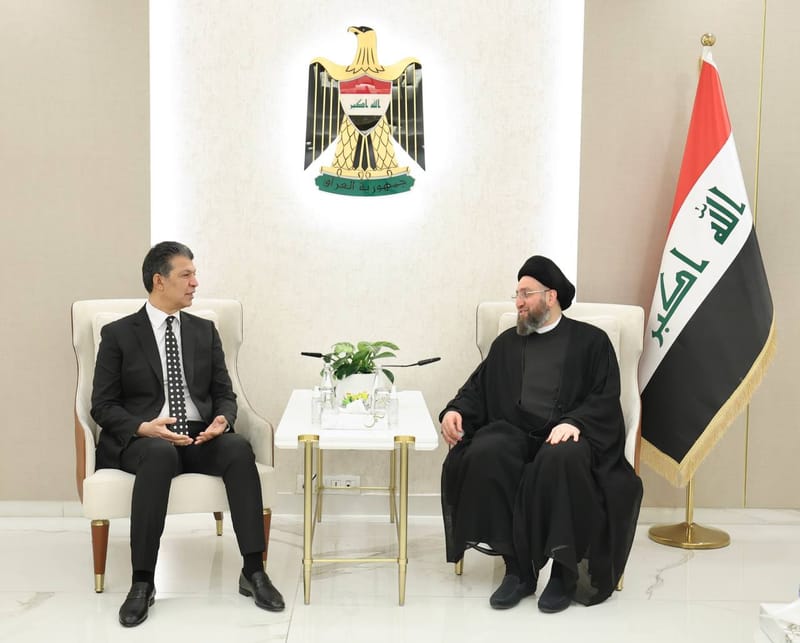 التقى سماحة السيد عمار الحكيم بشكل منفصل ا وفد شبكة الإعلام العراقي برئاسة الأستاذ كريم حمادي وعضوية مدراء القنوات والصحف والمجلات والوكالات الخبرية ومدراء الإذاعات، ووفد مجلس أمناء شبكة الإعلام العراقي برئاسة الأستاذ ثائر الغانمي