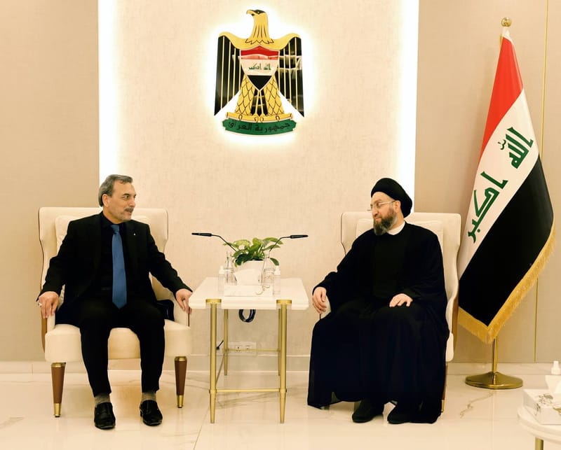 التقى سماحة السيد عمار الحكيم وفدا قياديا من منظمة بدر برئاسة أخينا الأستاذ محمد ناجي ( أبو جاسم العسكري)