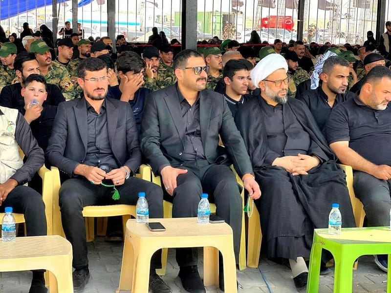 حضور مسؤول تنظيمات الجنوب السيد قصي الموسوي في مهرجان انطلاق مسيرة الأربعين الثاني عشر في منطقة رأس البيشة في أقصى حدود البصرة، والذي ترعاه مؤسسة الشعائر، بحضور جمع من العلماء وأصحاب المواكب وخدمة الإمام الحسين ع.