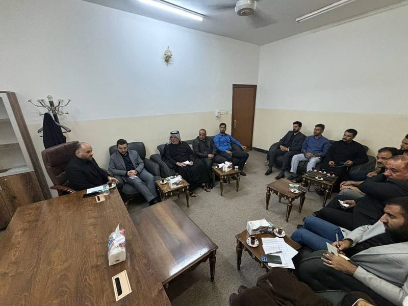 زار وفد من رئاسة الهيئة العامة في تيار الحكمة الوطني برئاسة مسؤول ملف متابعة اللجان السيد رضا الحكيم والمقرر الاستاذ ثامر الطائي والأخ محمد مهدي الساعدي محافظة المثنى ظهر السبت 27 تموز 2024 كما والتقى الوفد برئاسات اللجان المحلية في المحافظة بحضور السيد مسؤول الهيئة في المحافظة الشيخ لطف الله الساعدي وبحضور السيد مؤيد الياسري نائب محافظ المثنى وجمع من رؤساء اللجان المحلية .