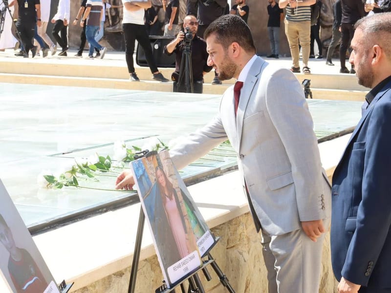 ممثلاً عن سماحة السيد الحكيم.. مسؤول مكتب إقليم كردستان الأستاذ صباح الصالحي يزور  قضاء سنجار في محافظة نينوى تلبية لدعوة المجتمع الايزيدي لحضور الحفل المركزي لإحياء الذكرى العاشرة للإبادة الايزيدية على يد عصابة د/ا/عش عام