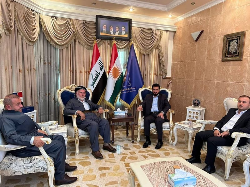 في مقر تيار الحكمة الوطني في محافظة أربيل.. الأستاذ صباح الصالحي يستقبل الشيخ فاروق ميراني ، ويؤكد الحرص على إدامة التواصل البنّاء مع جميع أطياف الشعب الكردستاني الكريم.