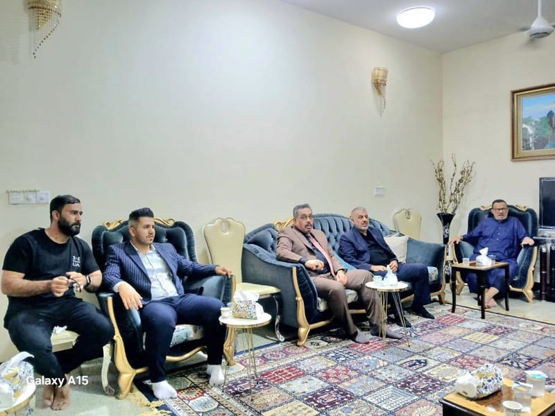 خلال زيارته إلى محافظة واسط.. السيد أشرف الشريفي يزور عدداً من شخصيات المحافظة وشباب التيار فيها.